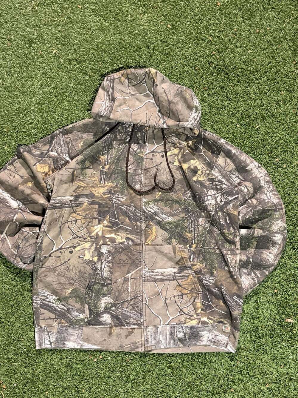 Russell Outdoors Realtree Camo Full-Zip Hooded Sweatshirt